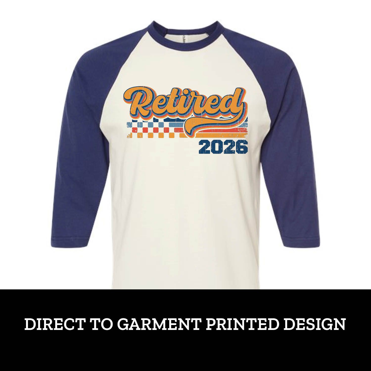 Retro Retired Raglan