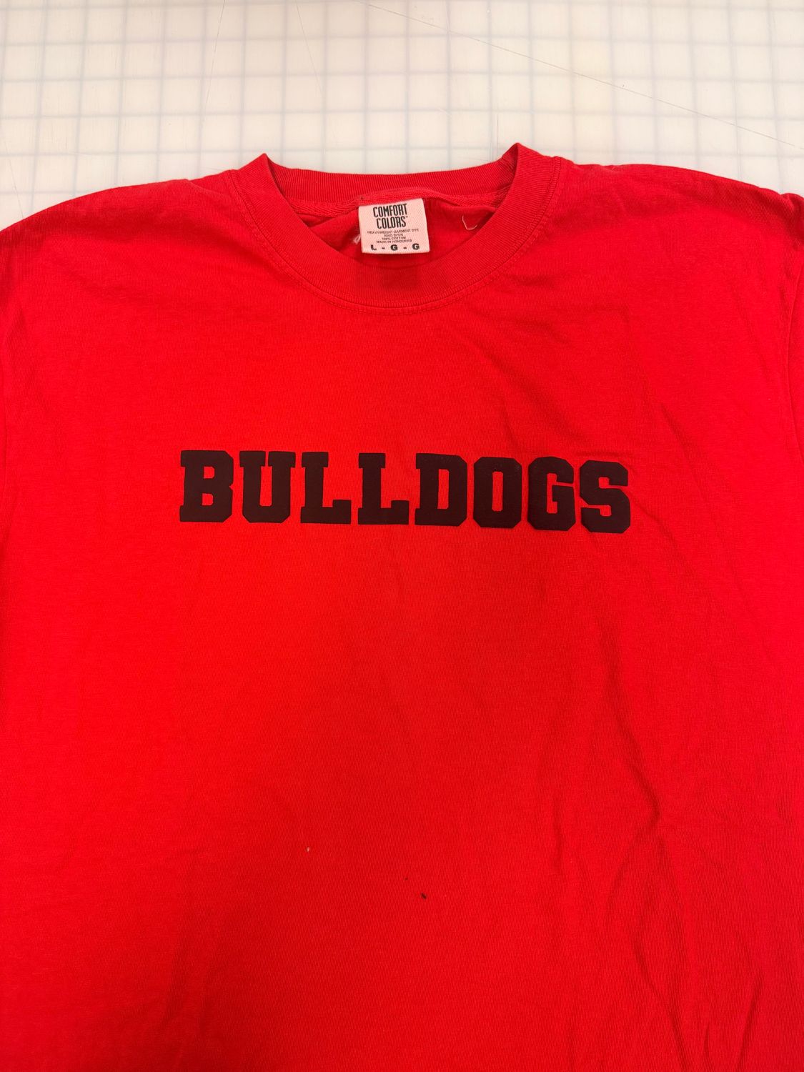 (L) Bulldogs - Short Sleeve Red (L) Bulldogs - Short Sleeve Red