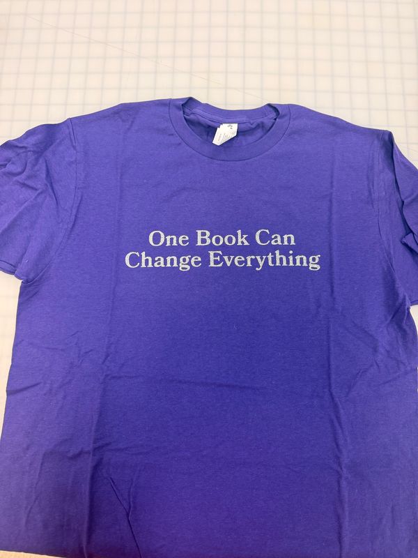 (M) One Book  - Short Sleeve Purple