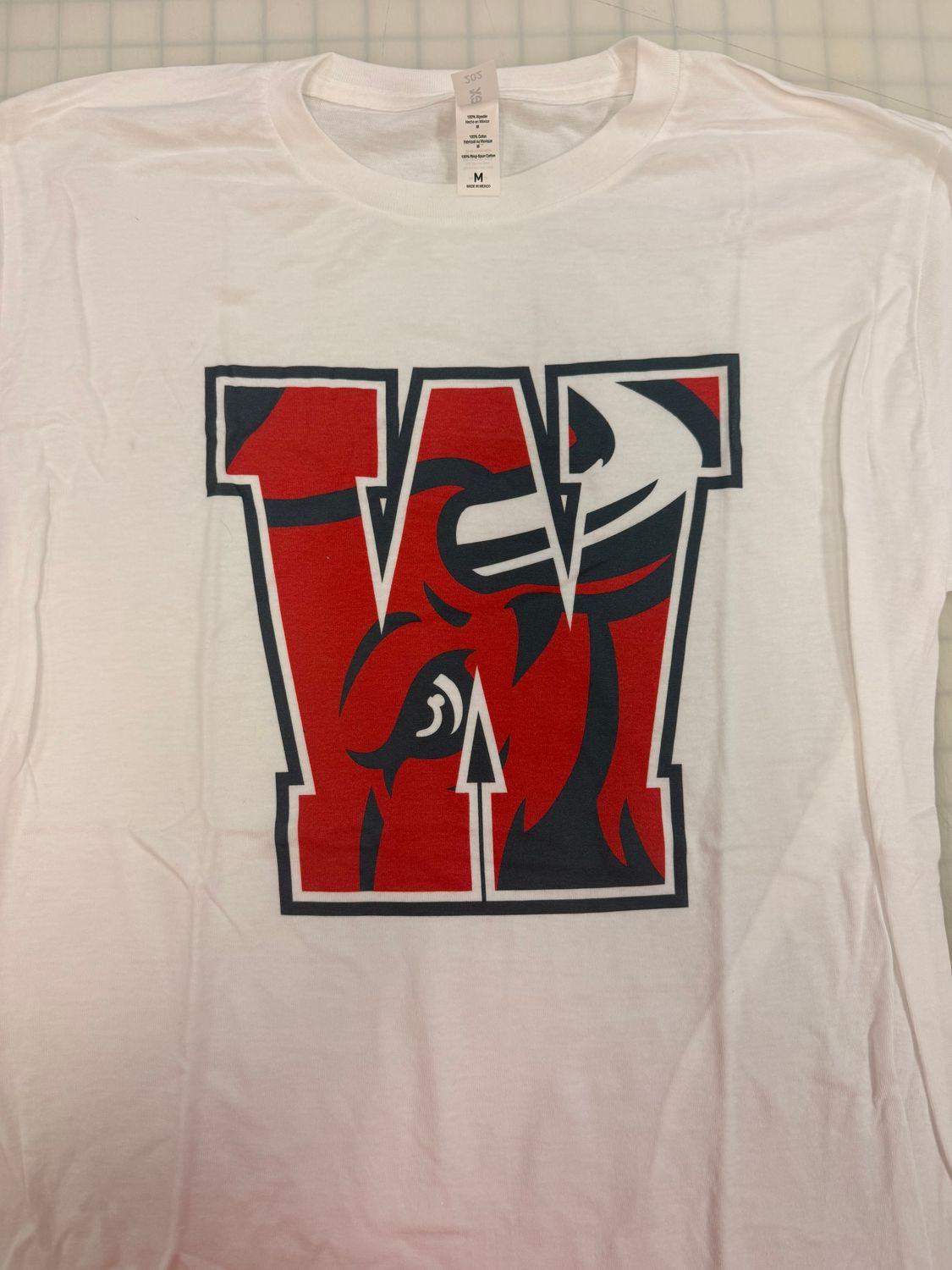 (M) Big Letter WLA - Short Sleeve White (M) Big Letter WLA - Short Sleeve White