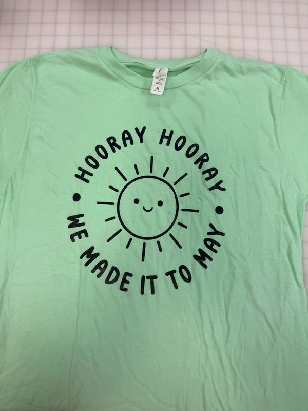 (M) Made It To May  - Short Sleeve Neo Mint