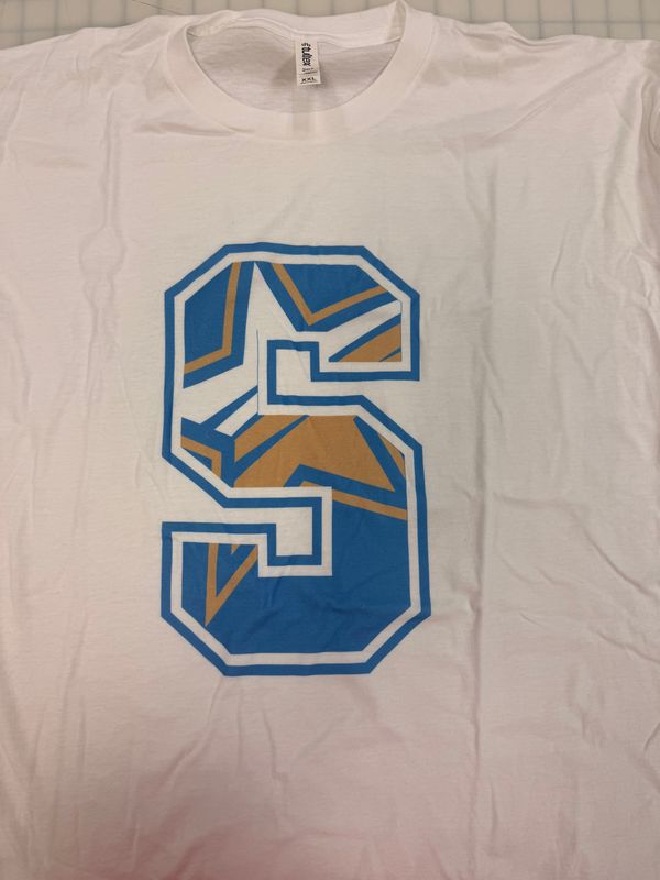 (2X) Big Letter Sugar Hill - Short Sleeve White (2X) Big Letter Sugar Hill - Short Sleeve White