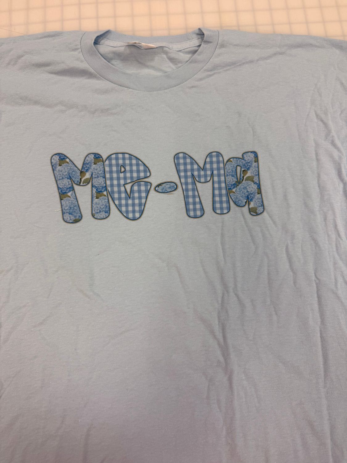 (3X) Me-Ma - Short Sleeve Light Blue