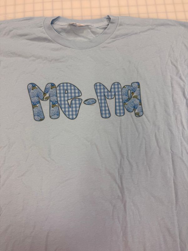 (3X) Me-Ma - Short Sleeve Light Blue (3X) Me-Ma - Short Sleeve Light Blue