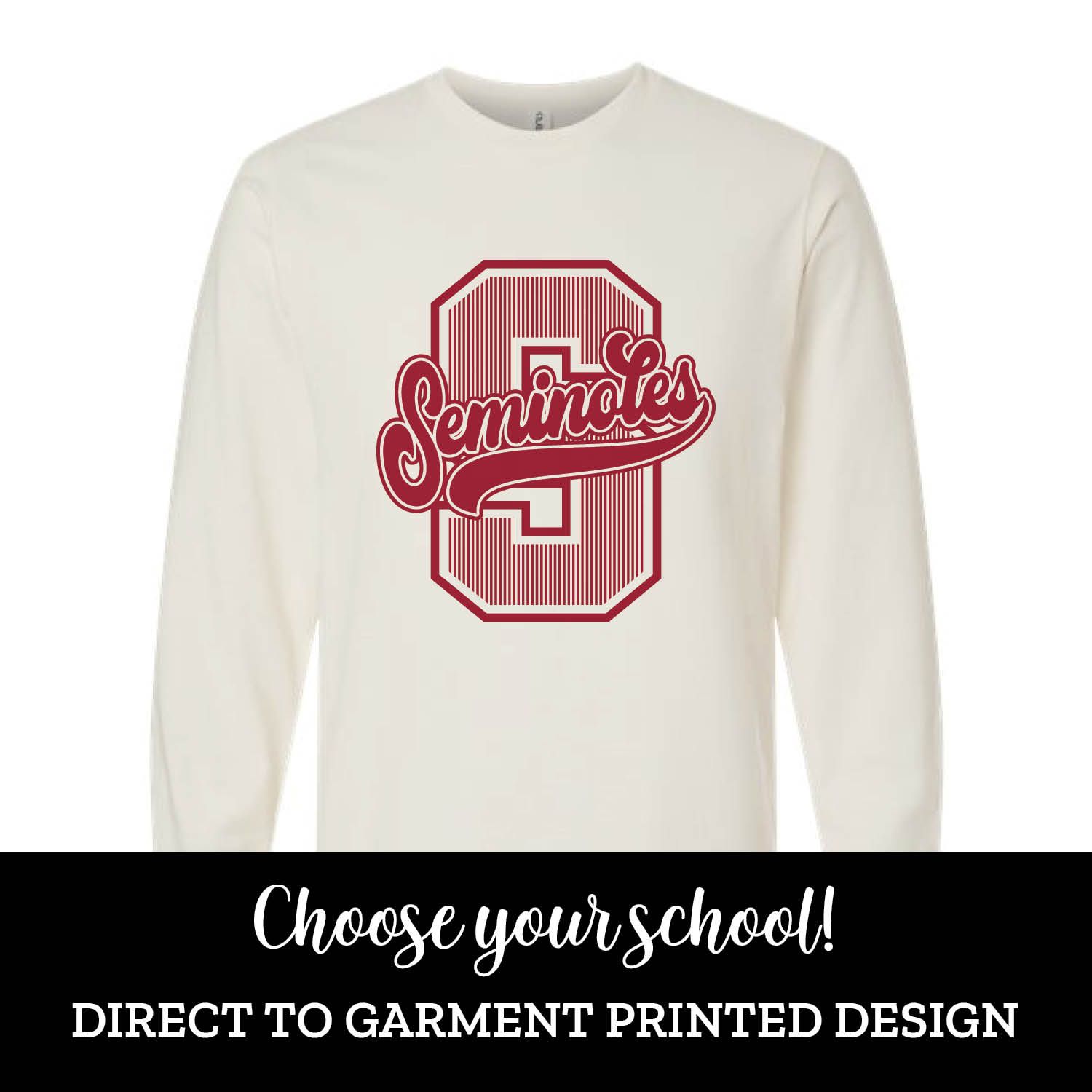 Striped Varsity Letter Long Sleeve