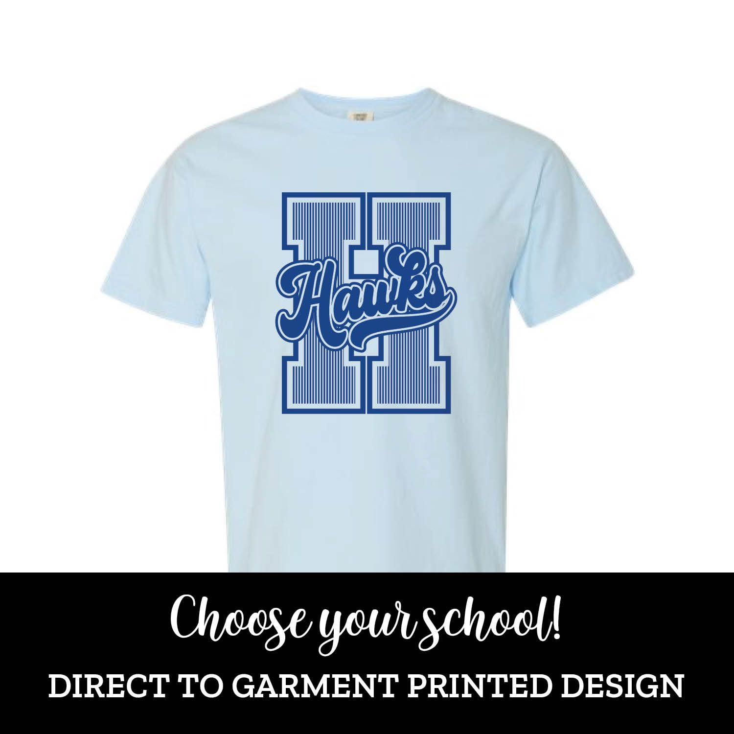 Striped Varsity Letter Short Sleeve