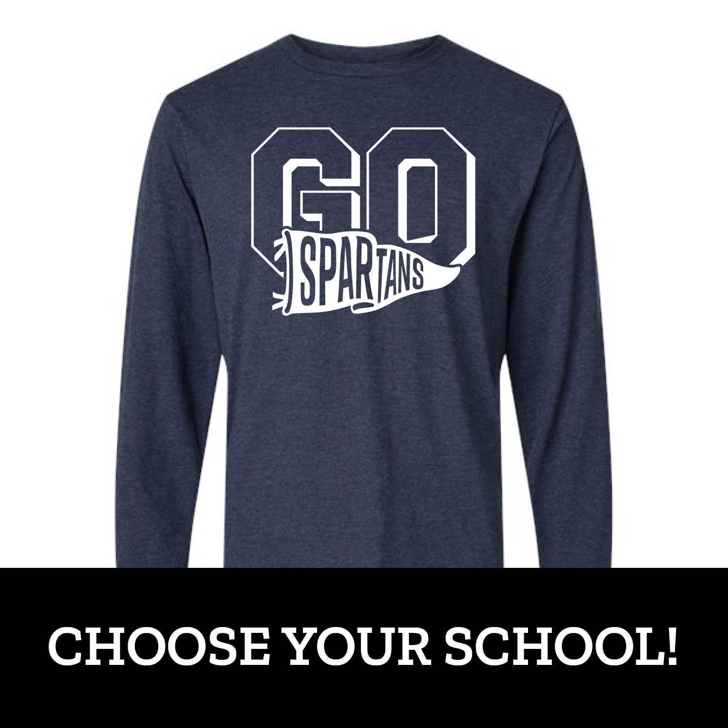 Customizable GO Pennant Long Sleeve