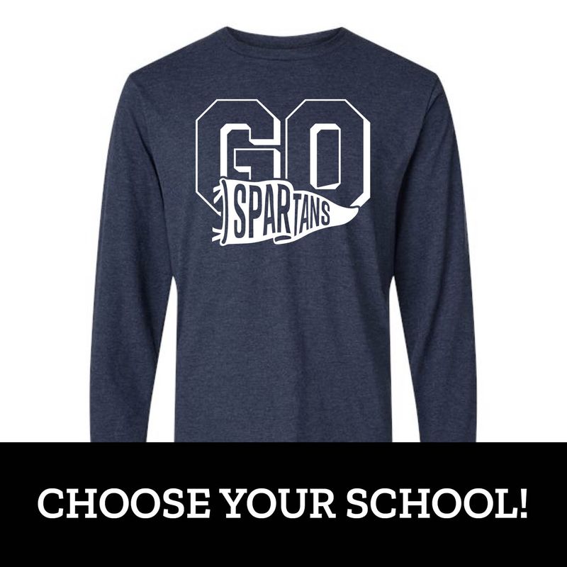 Customizable GO Pennant Long Sleeve