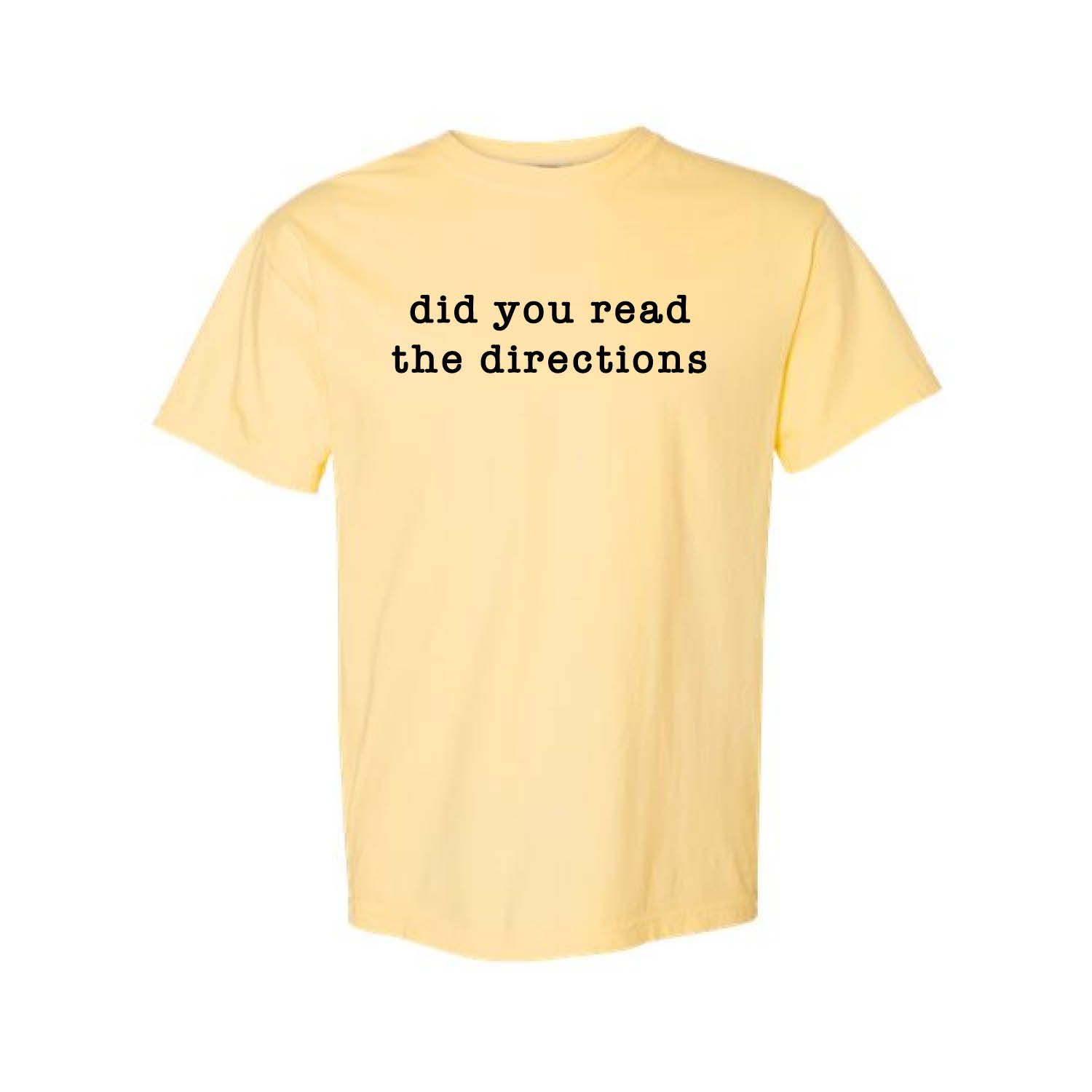 Customizable Directions Short Sleeve Customizable Directions Short Sleeve