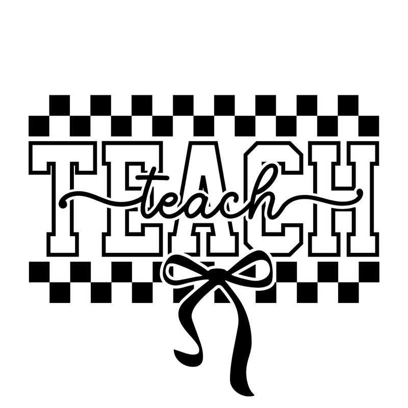 Customizable Teach Bow Short Sleeve