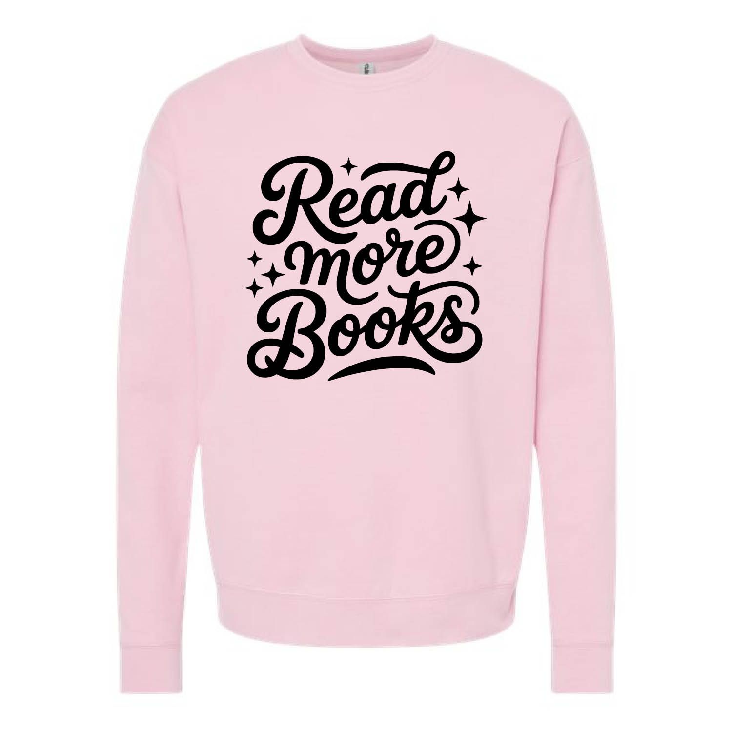 Customizable Read More Books Fleece Crew Customizable Read More Books Fleece Crew