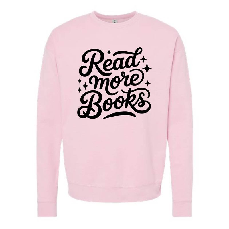 Customizable Read More Books Fleece Crew
