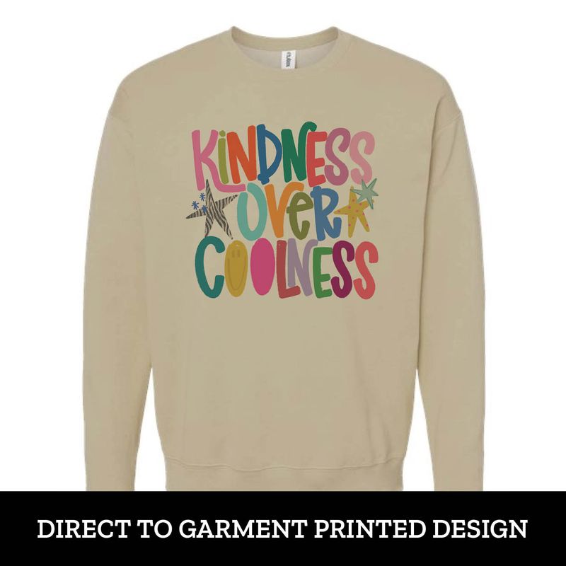Kindness Over Coolness Fleece Crew