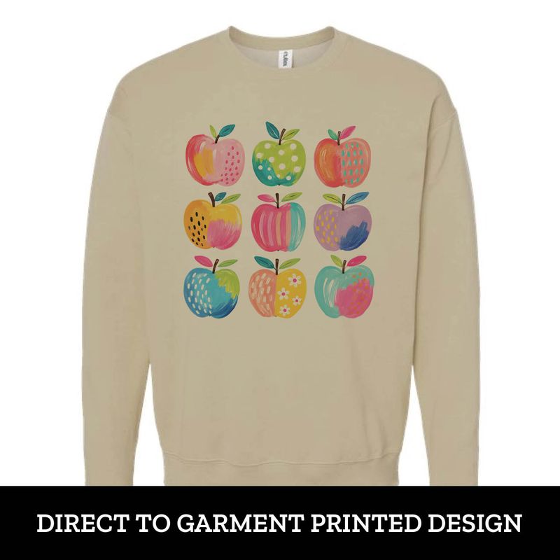 Colorful Apples Fleece Crew