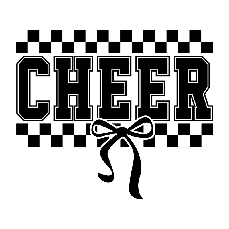 Customizable Cheer Bow Long Sleeve