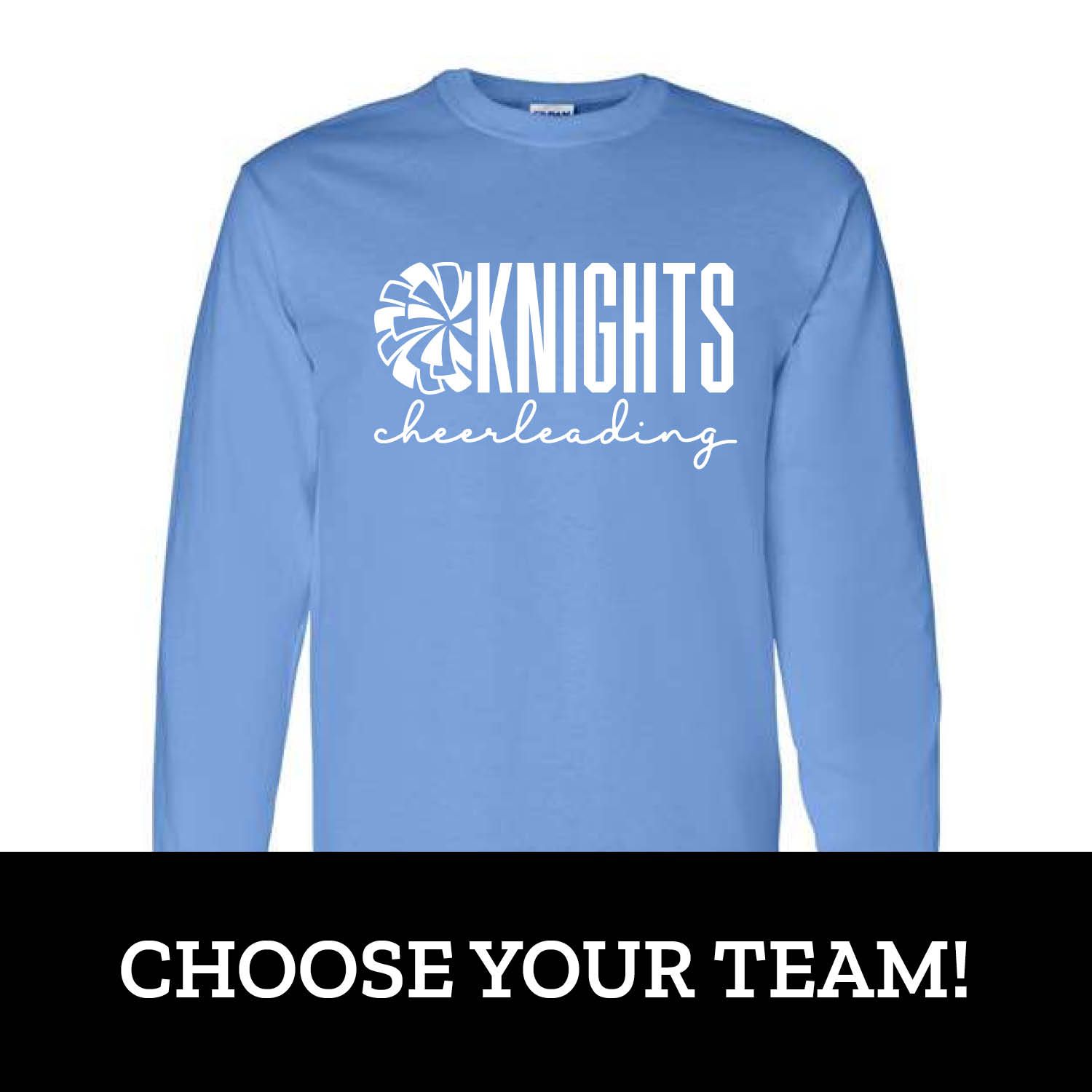 Customizable Team Cheerleading Long Sleeve Customizable Team Cheerleading Long Sleeve