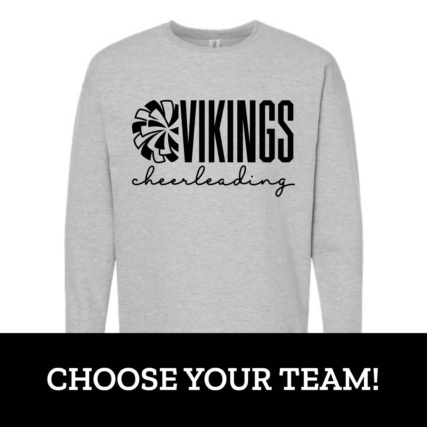 Customizable Team Cheerleading Fleece Crew Customizable Team Cheerleading Fleece Crew
