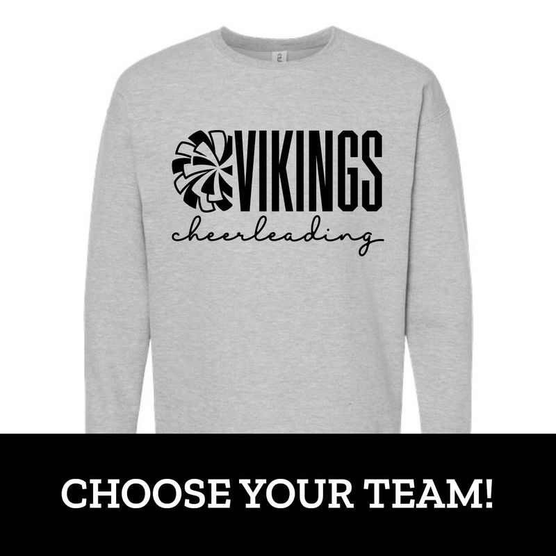Customizable Team Cheerleading Fleece Crew