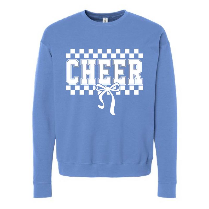 Customizable Cheer Bow Fleece Crew