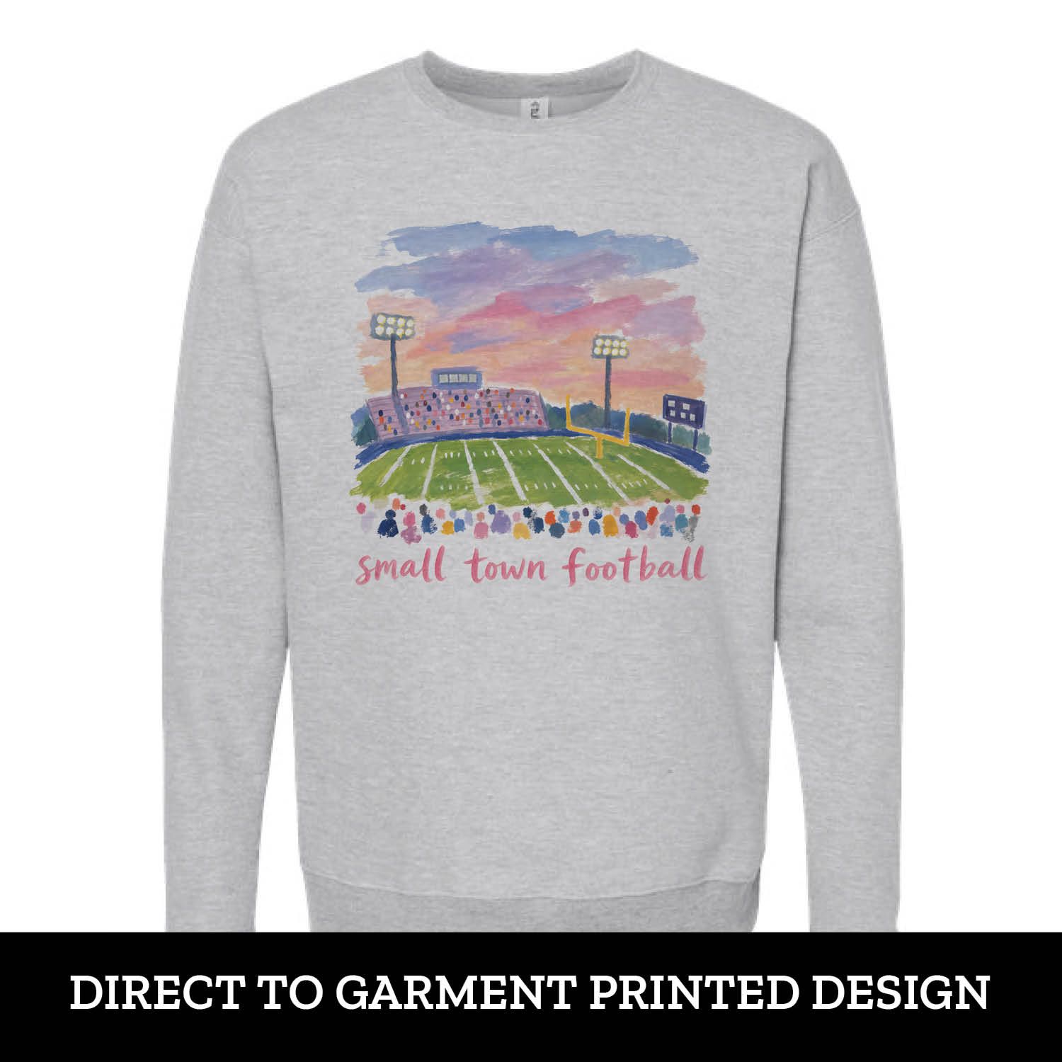 Small Town Football Fleece Crew Small Town Football Fleece Crew
