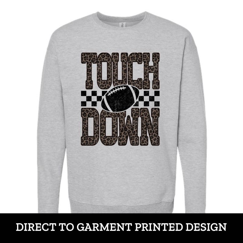 Leopard Touch Down Fleece Crew