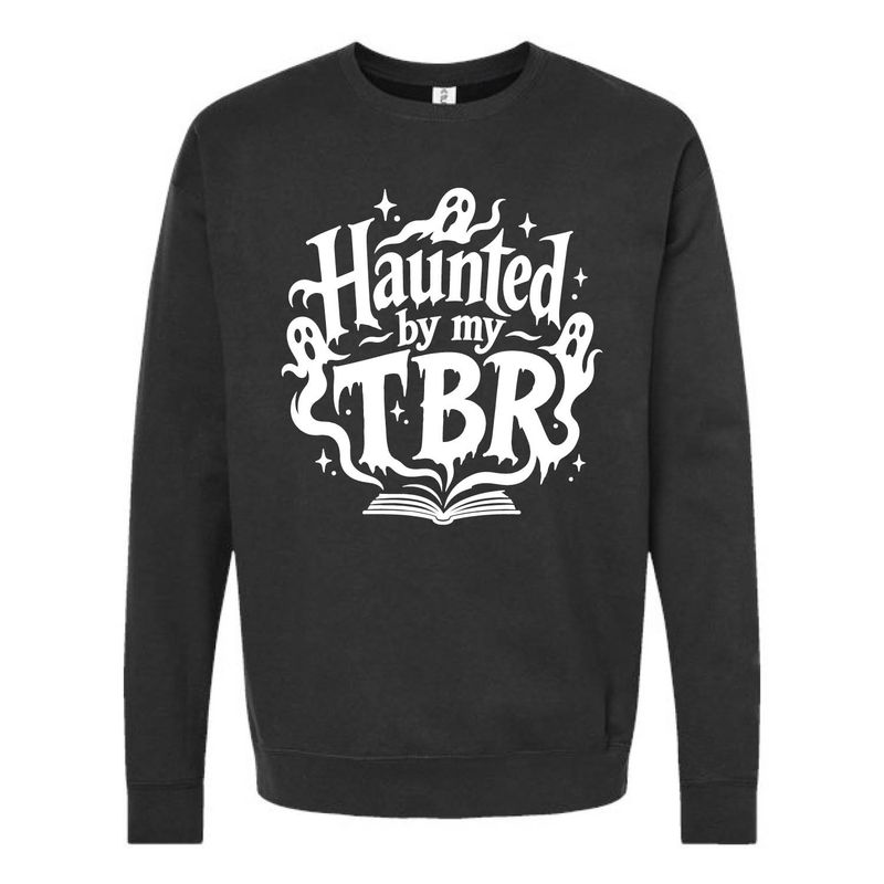 Customizable Haunted by TBR Fleece Crew