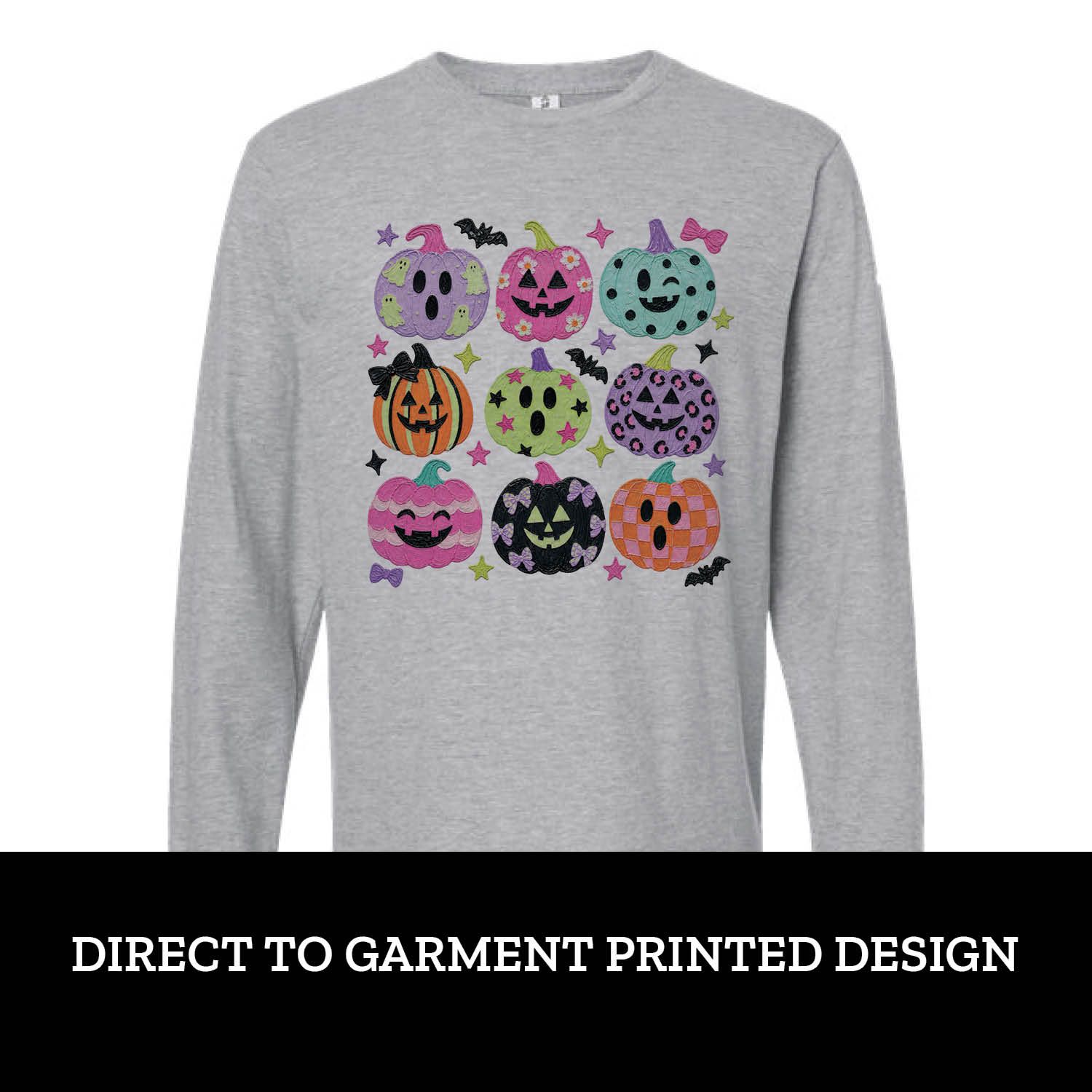 Colorful Pumpkins Long Sleeve