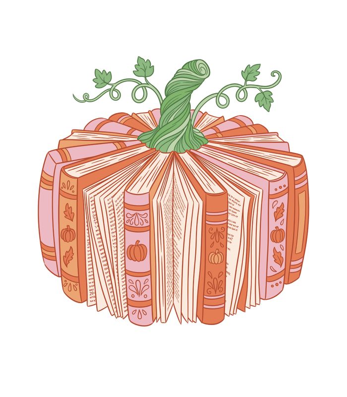 Pumpkin Book Fleece Crew