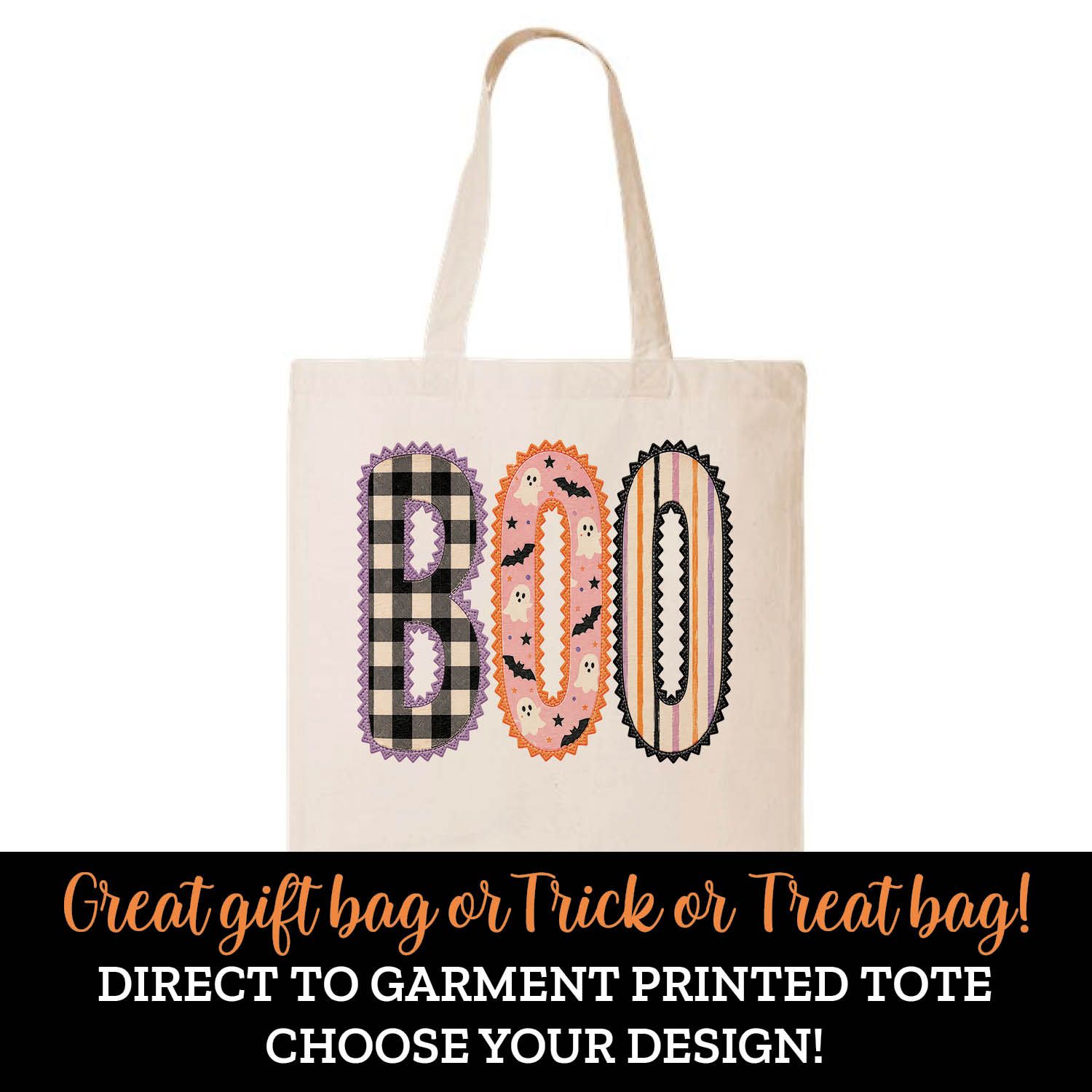 Halloween Canvas Tote