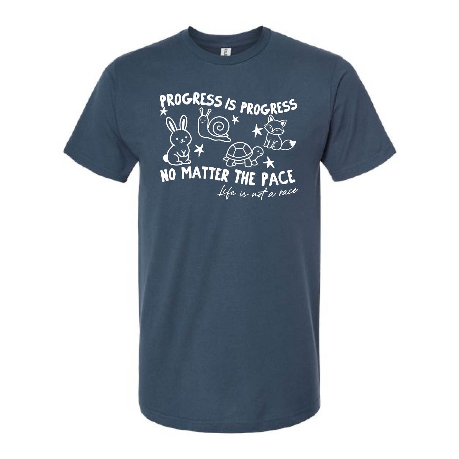 Customizable Progress is Progress Short Sleeve