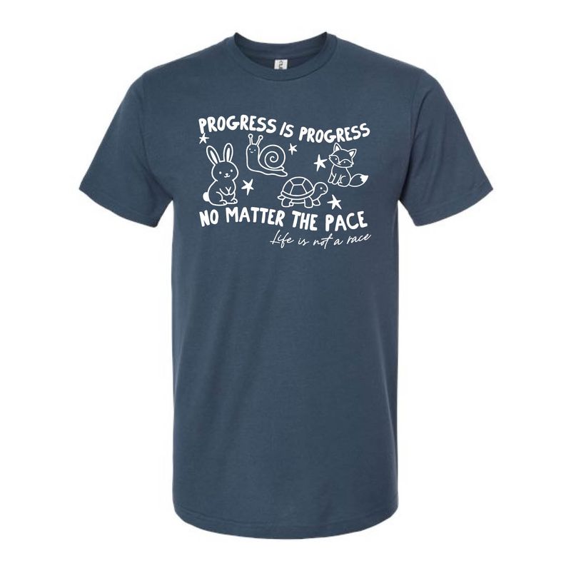 Customizable Progress is Progress Short Sleeve