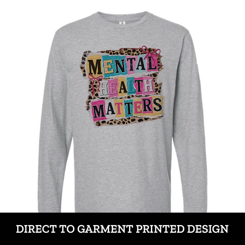 Leopard Mental Health Long Sleeve