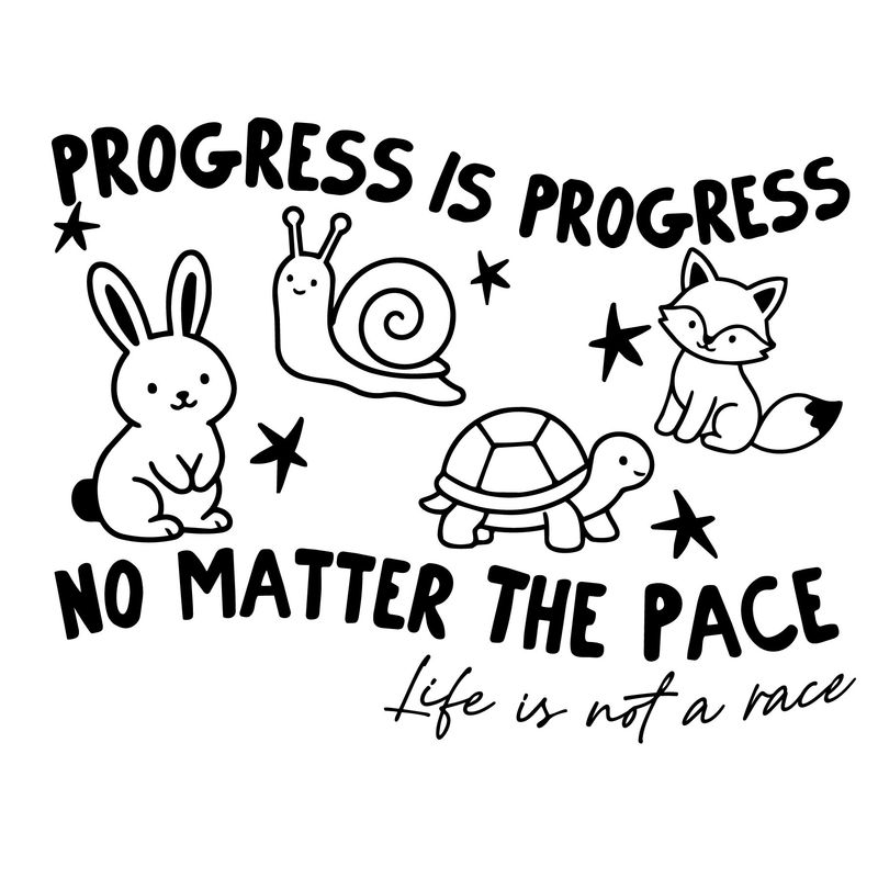 Customizable Progress is Progress Long Sleeve