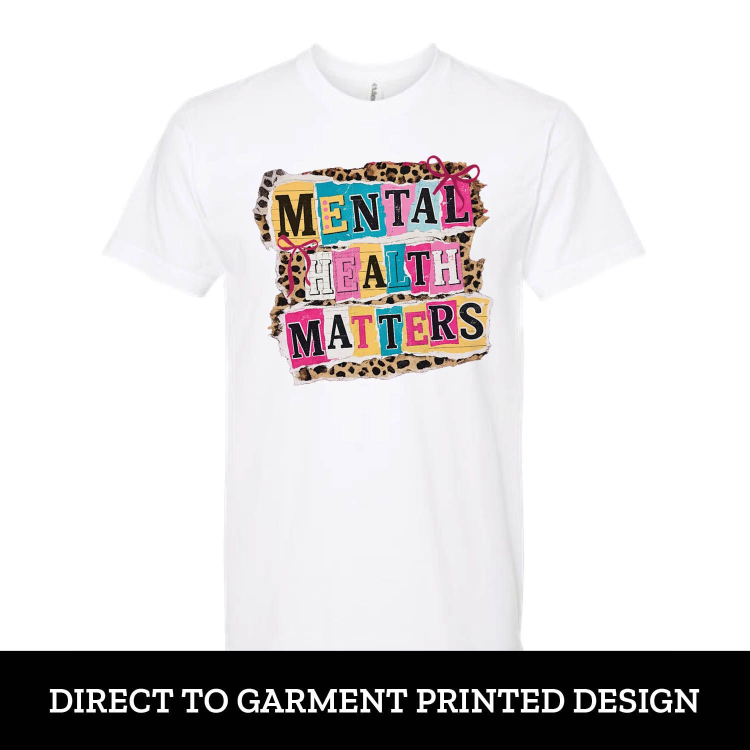 Leopard Mental Health Short Sleeve Leopard Mental Health Short Sleeve