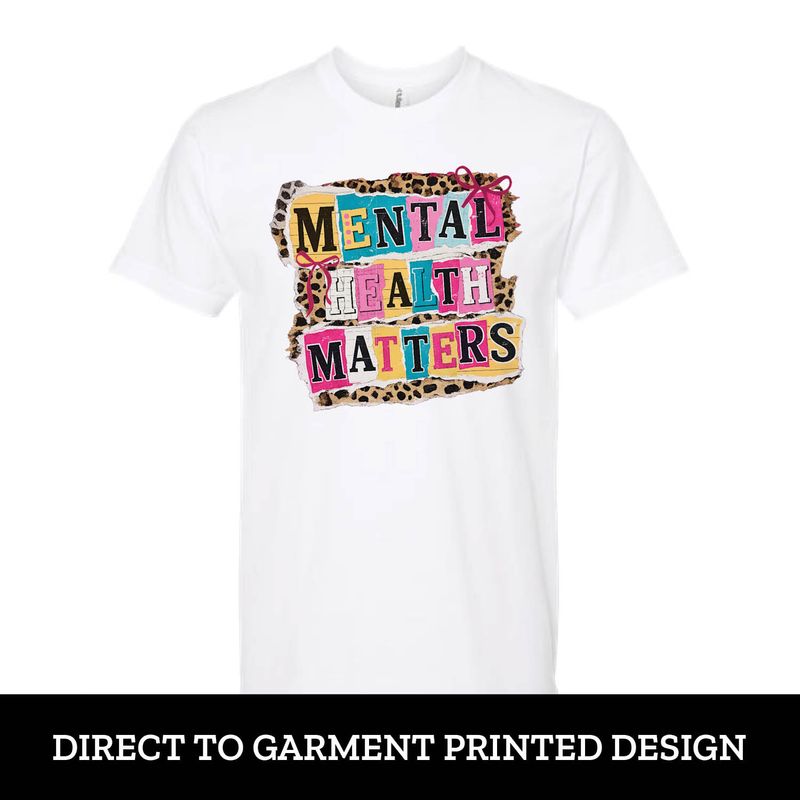 Leopard Mental Health Short Sleeve