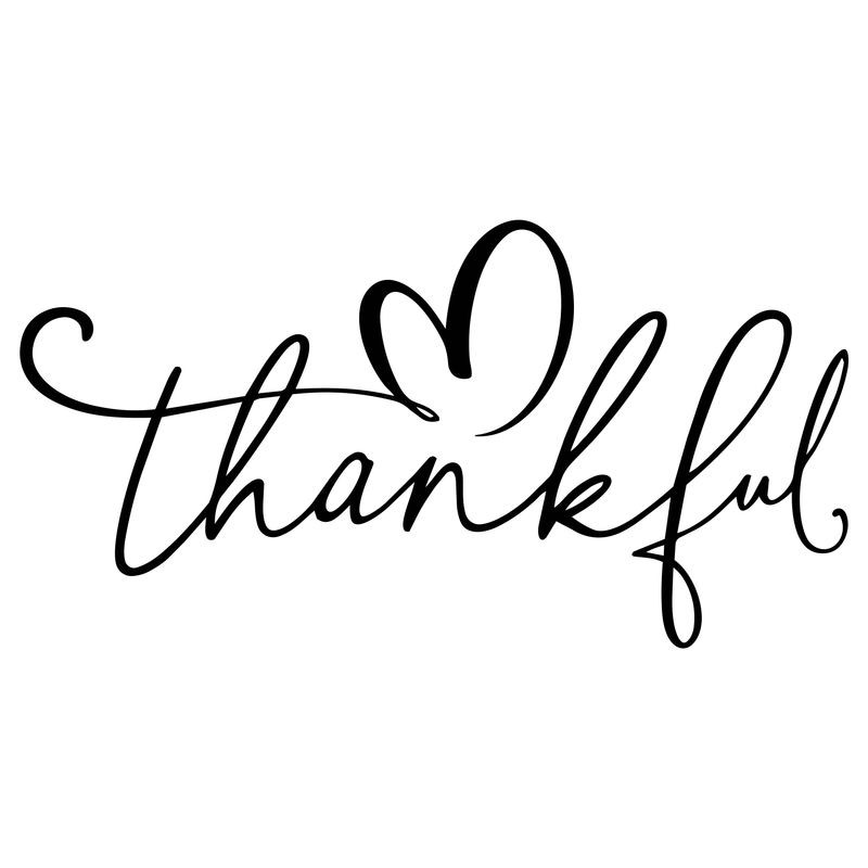 Customizable Thankful Script Short Sleeve