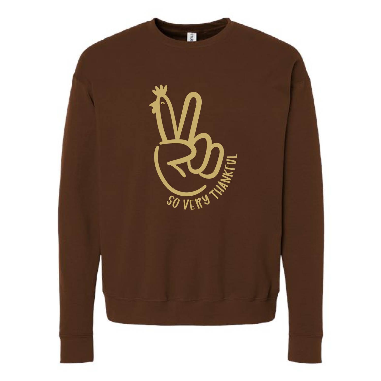 Customizable Turkey Hand Fleece Crew