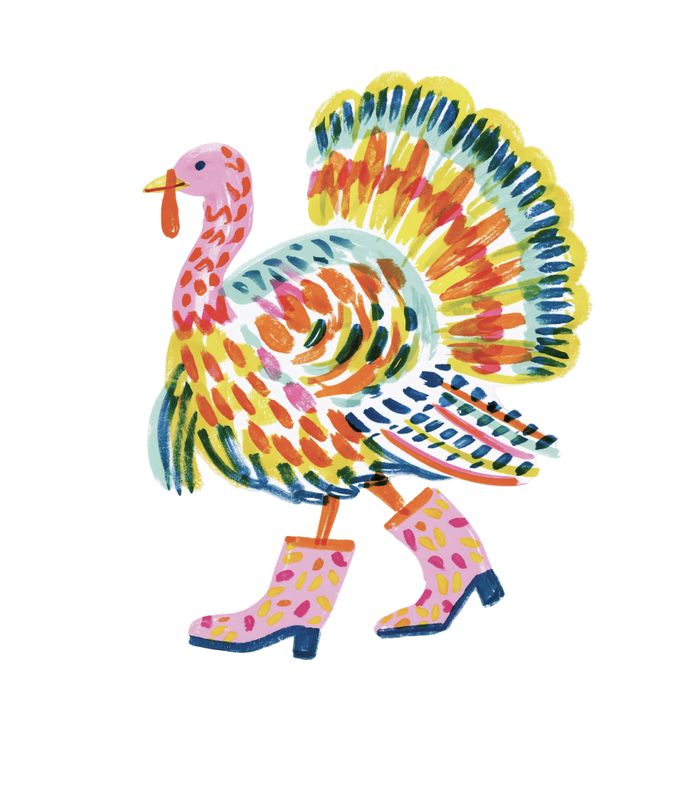 Colorful Turkey Short Sleeve