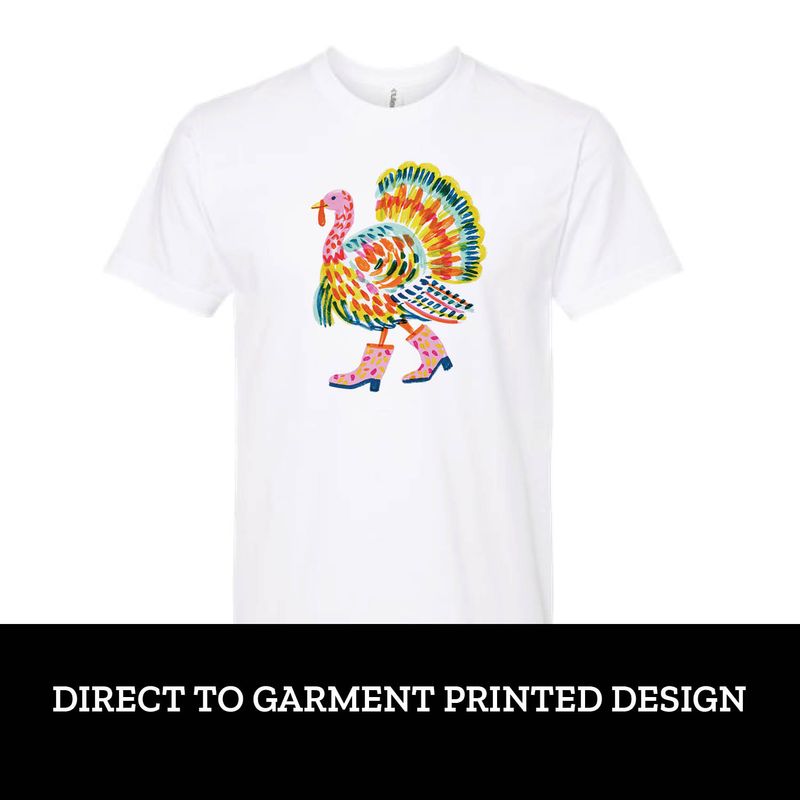 Colorful Turkey Short Sleeve