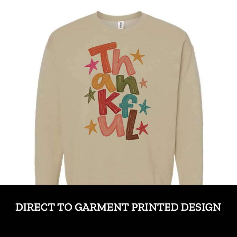 Thankful Stars Fleece Crew