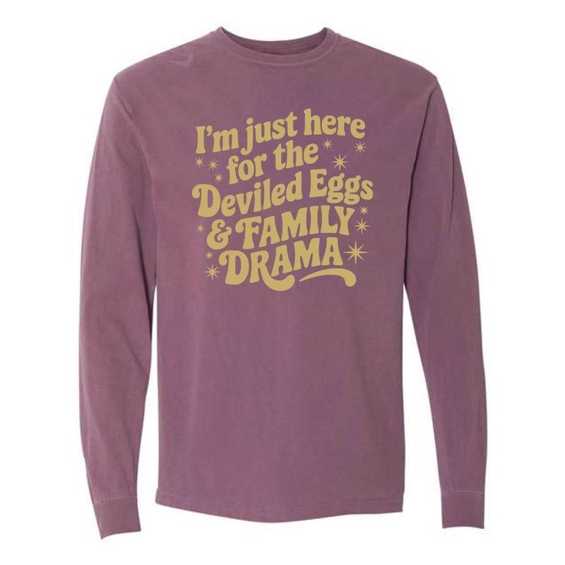 Customizable Deviled Eggs & Drama Long Sleeve