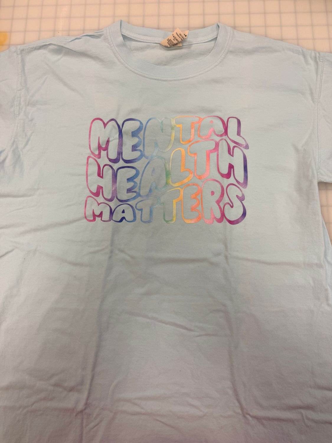 (M) Mental Health Matters - Short Sleeve Light Blue (M) Mental Health Matters - Short Sleeve Light Blue