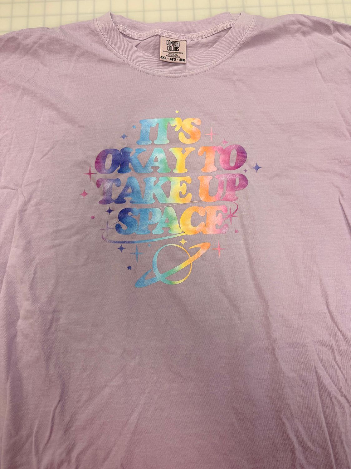 (4X) Take Up Space - Short Sleeve Orchid (4X) Take Up Space - Short Sleeve Orchid