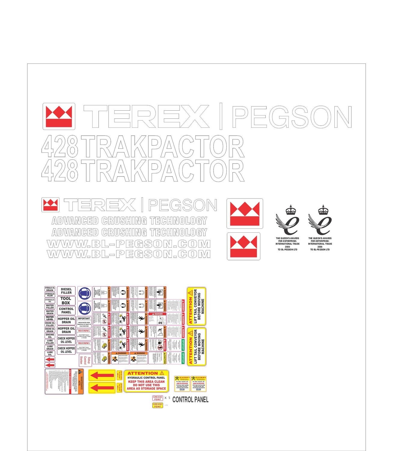 Terex Pegson 428 Trakpactor