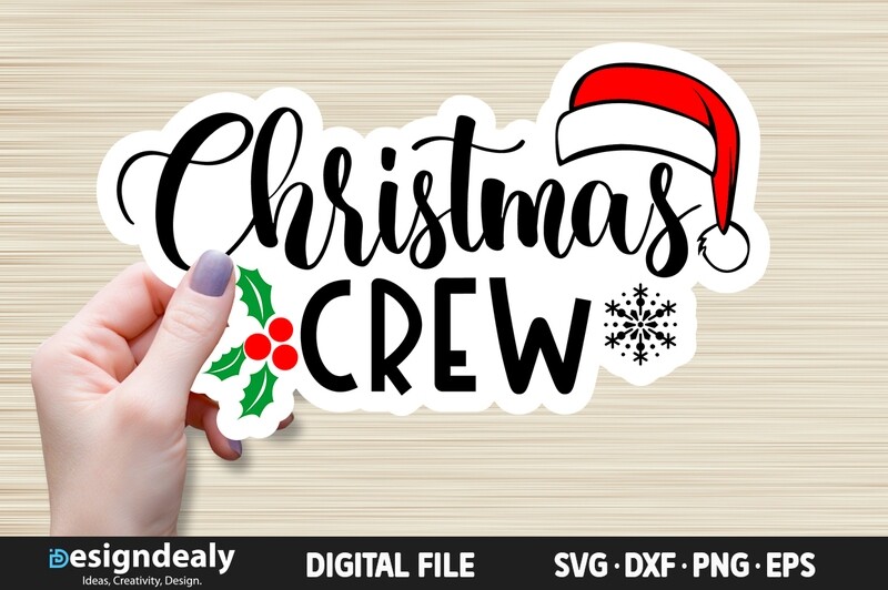 FREE Christmas Crew SVG