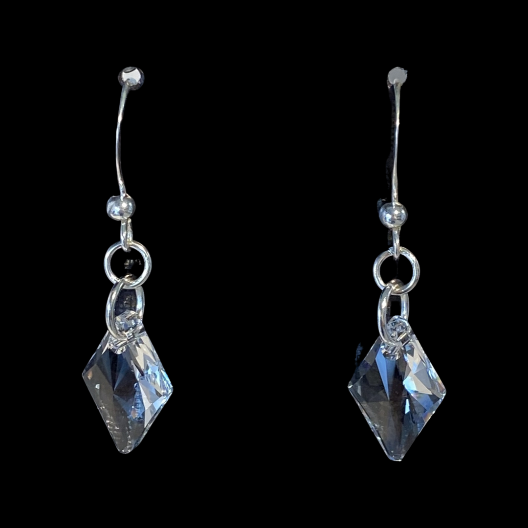 TTGS Earrings in Austrian Crystal Diamonds