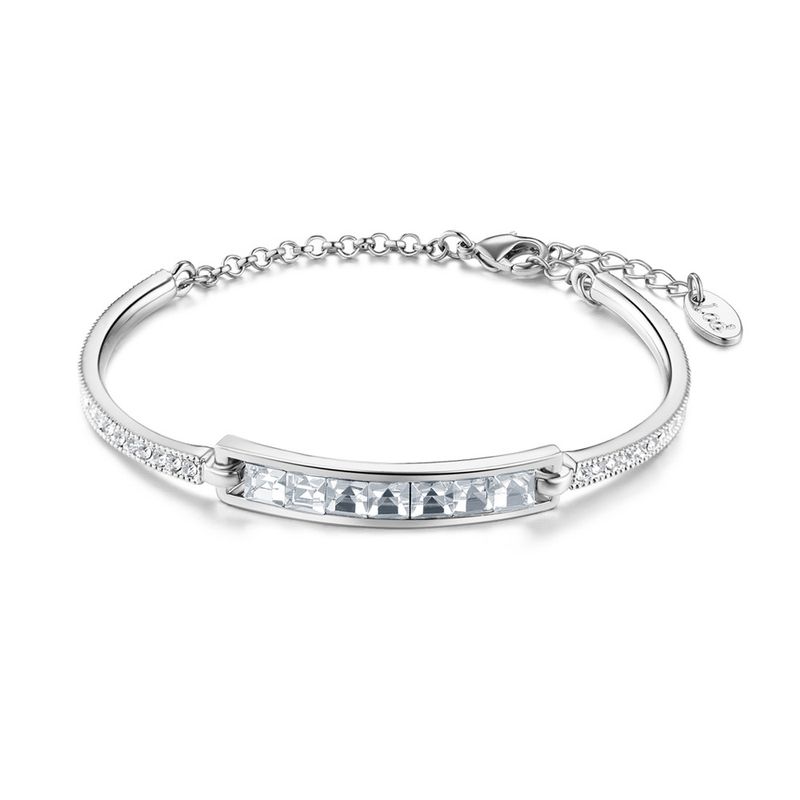 TTGS Bracelet - Austrian Crystals and Platinum Plating