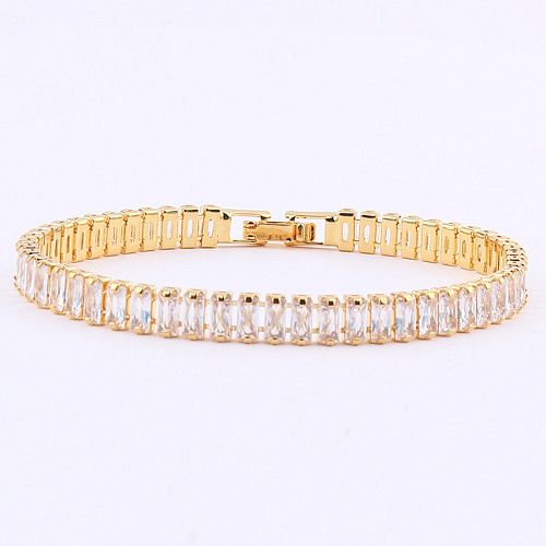 TTGS Tennis Bracelet - Crystal Cubic Zirconia on Brass