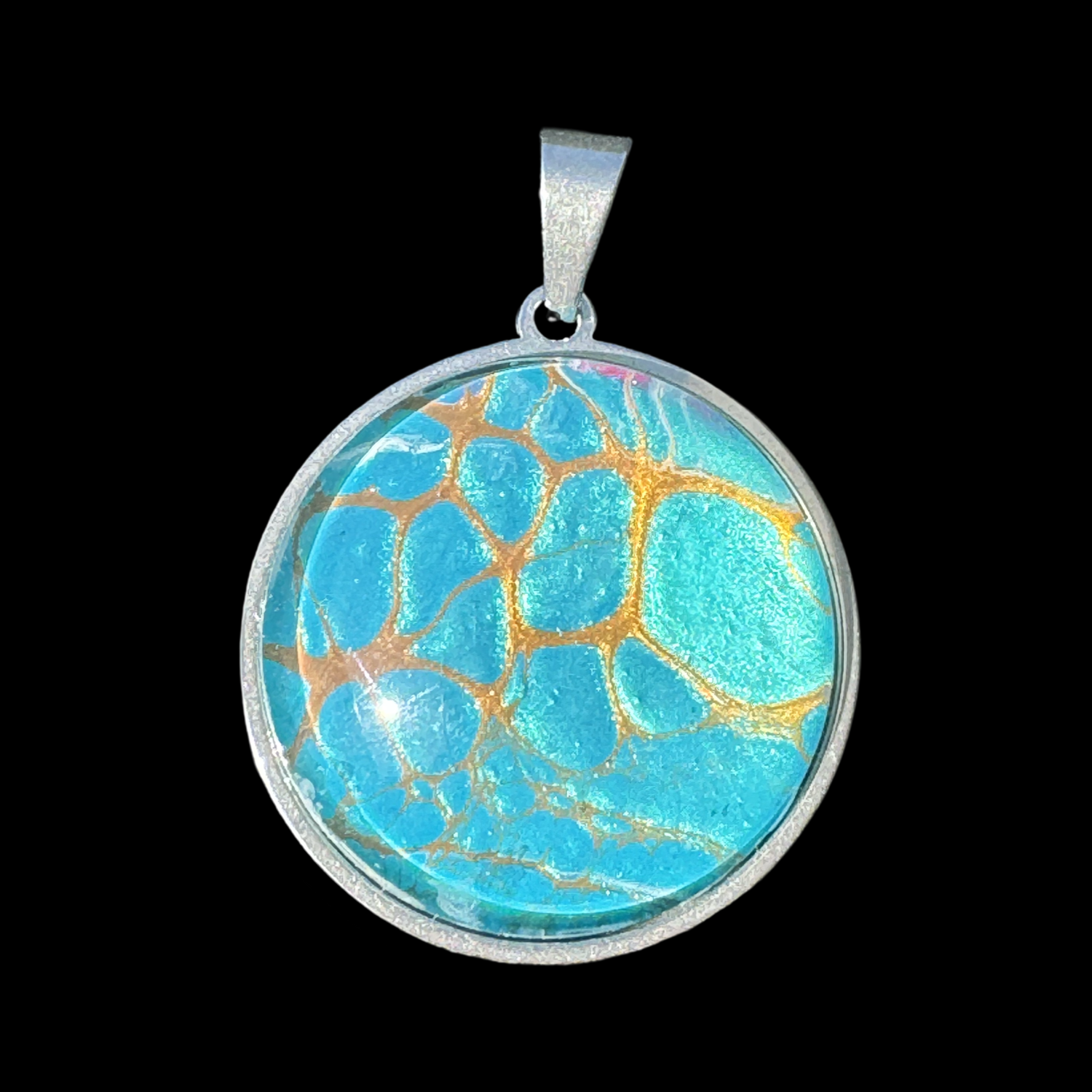 SUMMER BLISS in Small Round Pendant