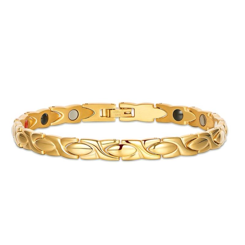 TTGS Watchband Bracelet In Stainless Steel And 18k Gold